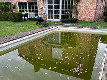 Renovatie zwembadliner in Nijlen